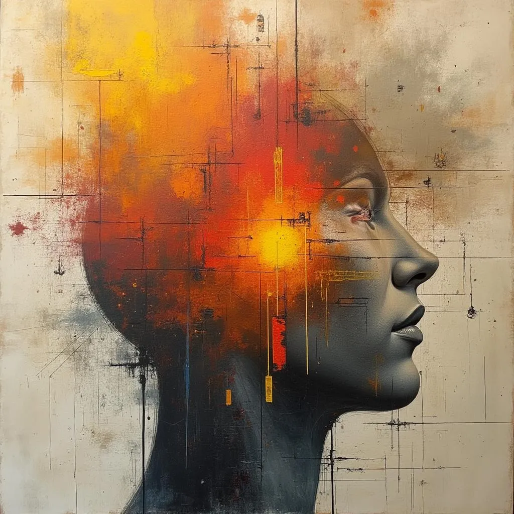 Ilustración abstracta simbolizando la misión y el propósito